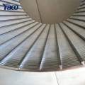 La pantalla del tambor rotatorio del alambre de cuña invertido para el diámetro exterior del molino de azúcar 30cm-120cm
